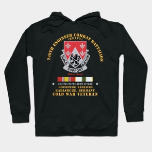 249th Engineer Bn - Gerzewski Barracks - Karlsruhe, GE w COLD SVC X 300 Hoodie